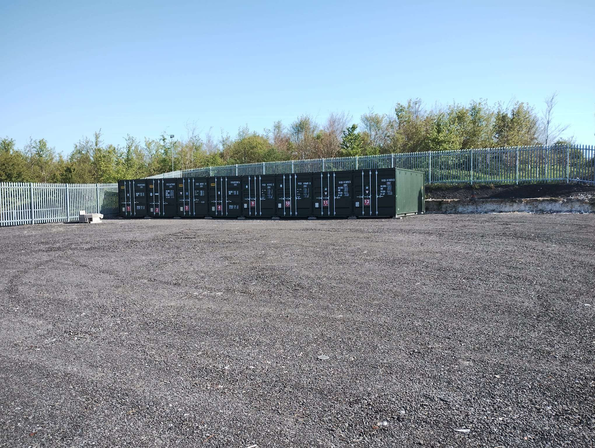 Self storage containers at The Storage Containers Dorchester site — secure drive-up 10ft units at Piddlehinton, DT2 7UA
